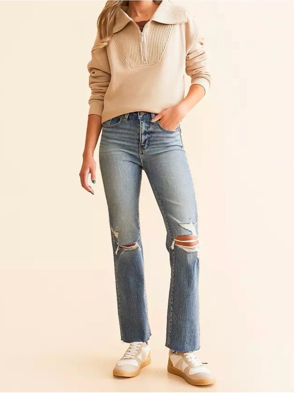 Like New Buckle Black Fit No. 35 High Rise Cropped Straight Stretch Jean